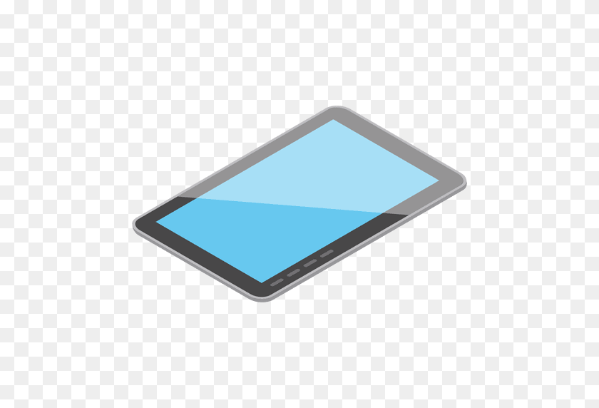 512x512 Isometric Tablet Device - Tablet PNG