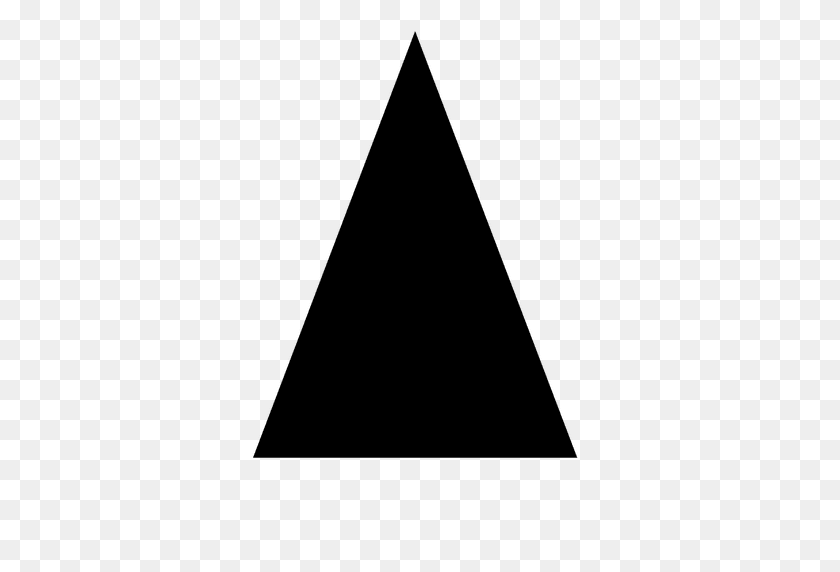 512x512 Равнобедренный Треугольник - Треугольник Png