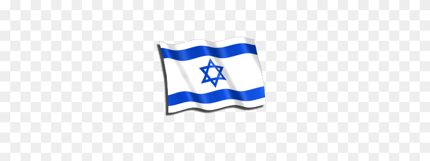 256x256 Fondo De La Bandera De Israel - Bandera De Israel Png