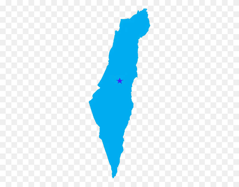 216x598 Png Карта Израиля Клипарт
