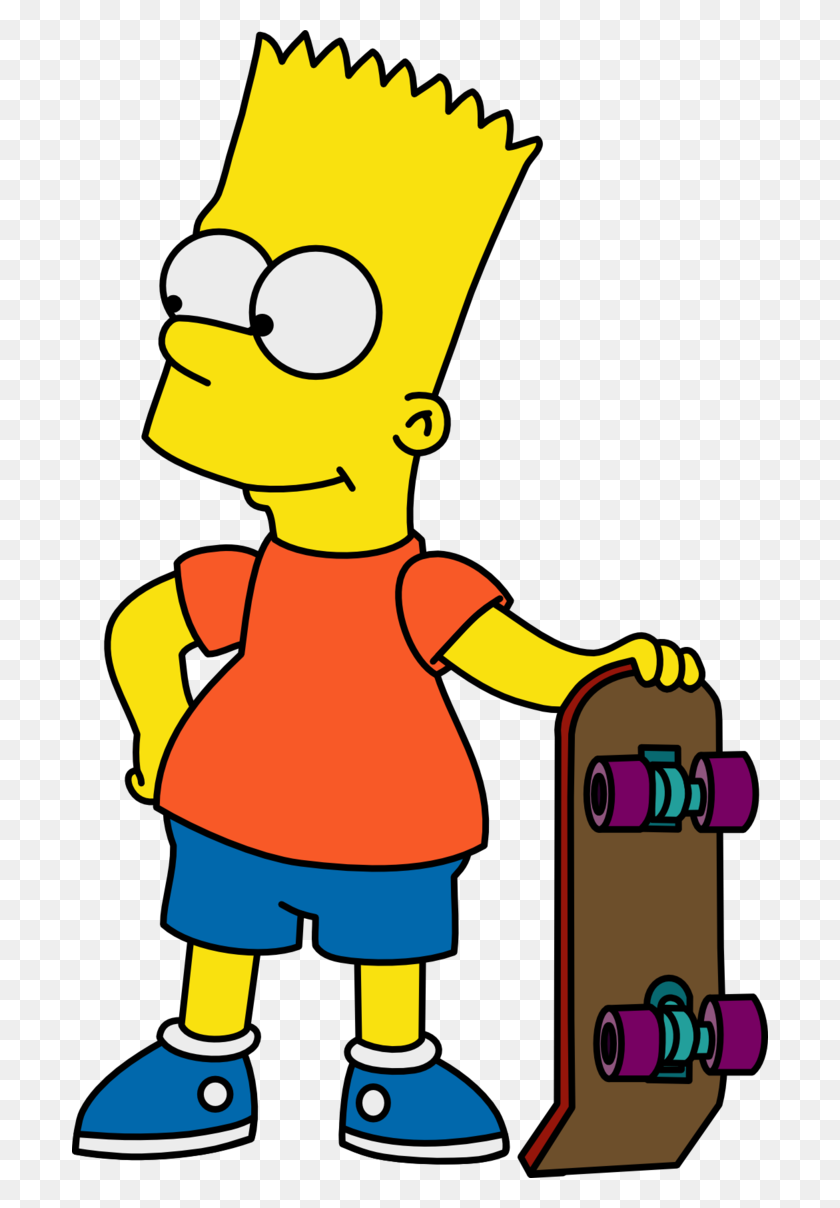 696x1148 It Looks Like Bart Has His Skateboard Ready I Wonder Where He'll - Family Guy Clipart