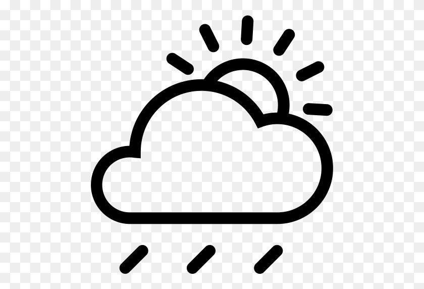 512x512 Дождь В Хорошую Погоду, Дождь, Дождливый День Значок С Png - Дождливый День Клипарт