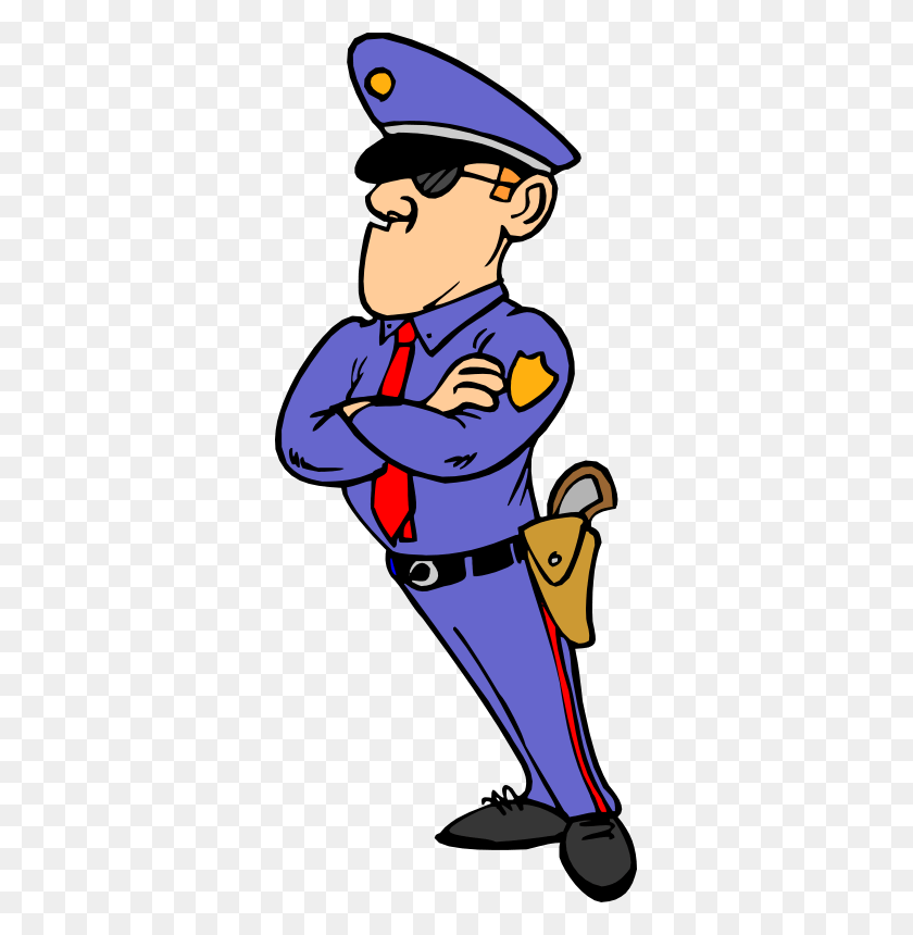 333x800 It Security Cliparts - Security Guard Clipart