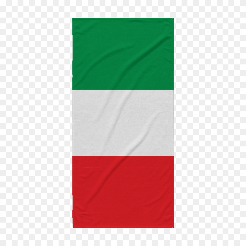 1024x1024 Bandera Italiana Toalla De Playa De La Nación Del Amor - Toalla De Playa Png
