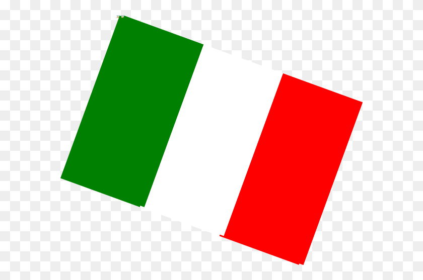 600x497 Italian Language Clip Art - Italian Flag Clipart