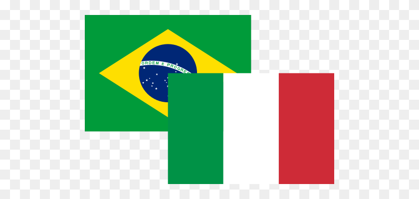 500x339 Флаг Италии Бразилии - Флаг Бразилии Png