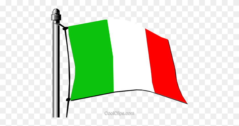 480x384 Флаг Италии Роялти Бесплатно Векторные Иллюстрации - Флаг Италии Png