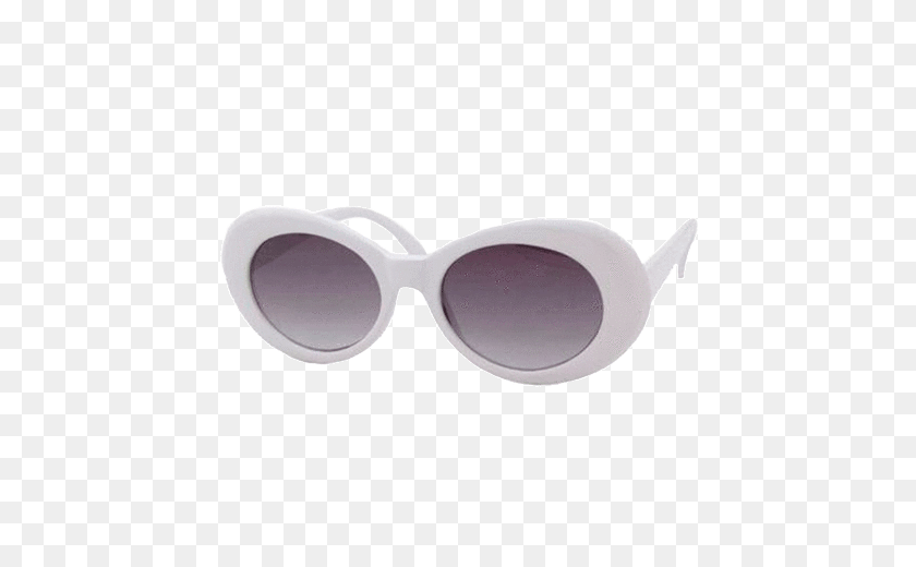460x460 Itgirl Shop Cobain Thick Round Frame Alien Sunglasses - Tumblr Aesthetic PNG