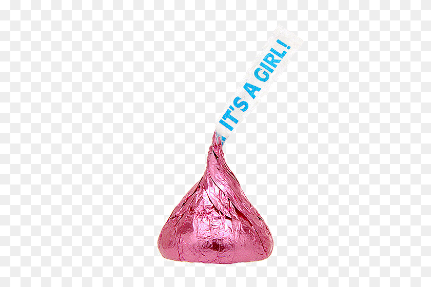 500x500 It's A Girl Hershey's Kisses Milk Chocolate - Kisses PNG