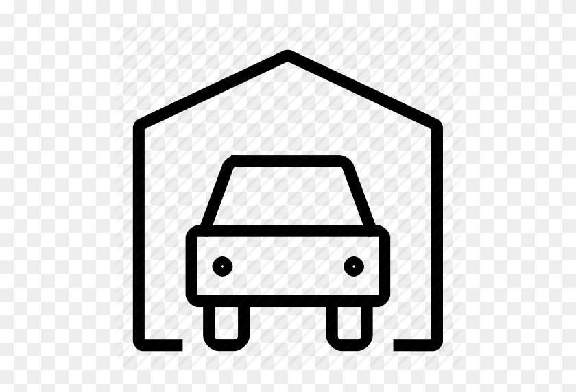 512x512 Its Be - Garage Clipart Black And White