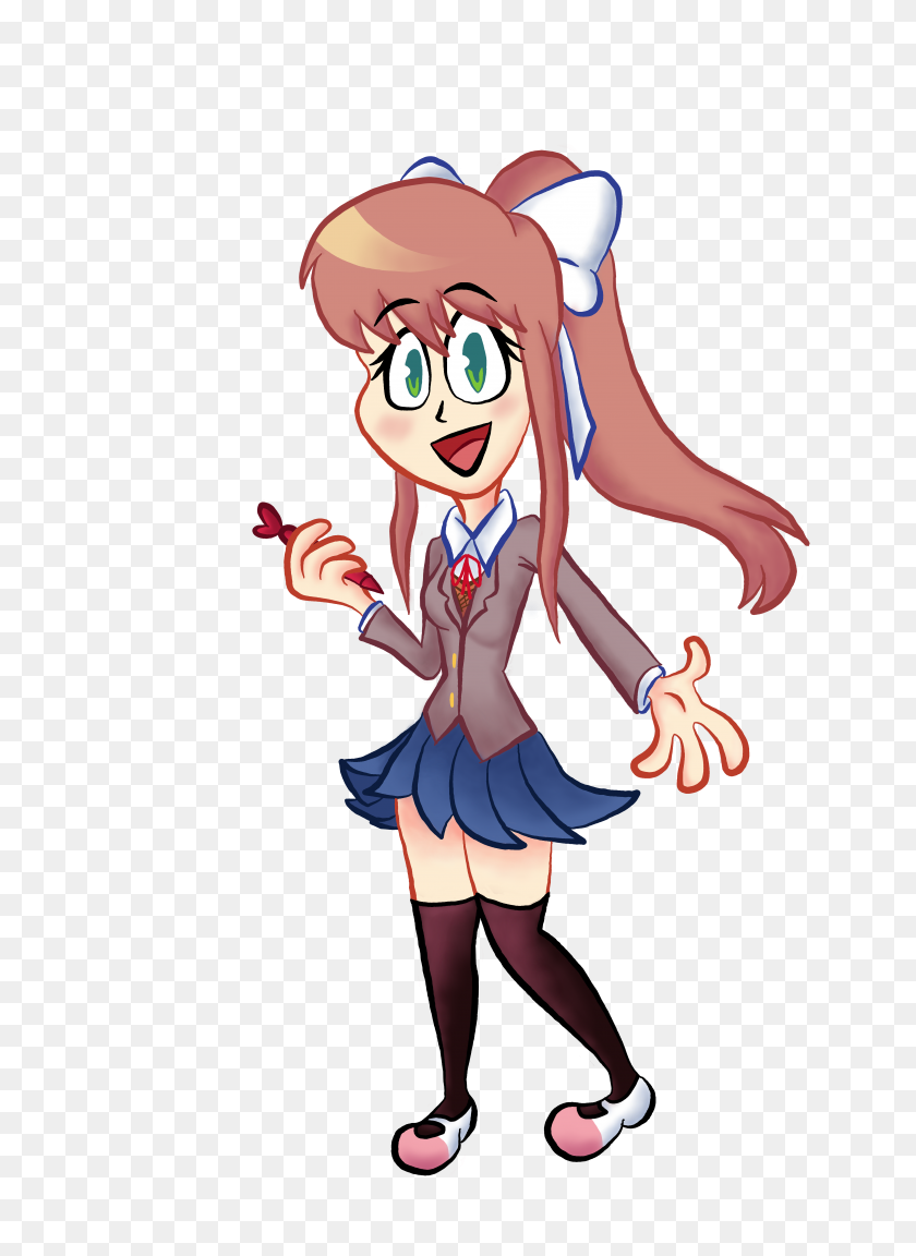 5000x7000 It's Been A While Since I Last Posted Here Here Are The Dokis I - Monika PNG