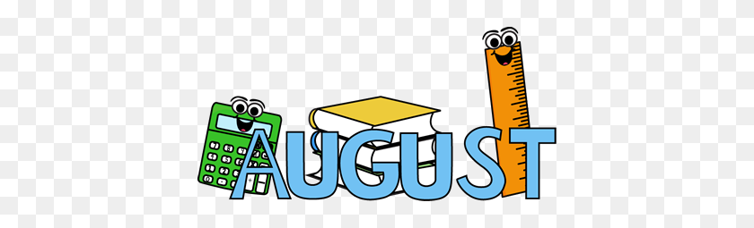 400x195 It's Currently Time For A Back To School Freebie! School - September Calendar Clipart