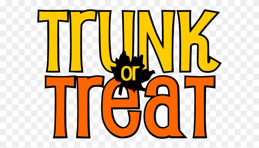 598x422 It's Time For Trunk Or Treat! - Trick Or Treat PNG