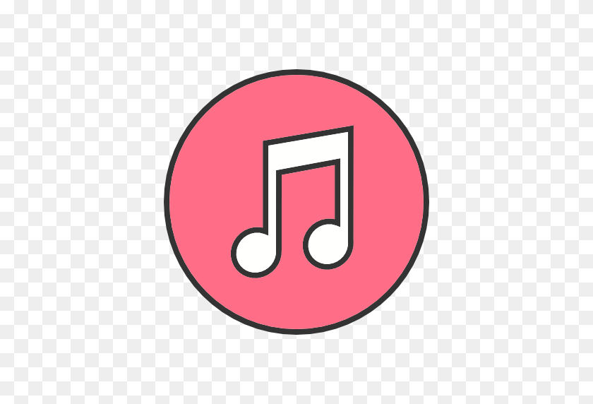512x512 Itunes Icon Free Of Social Media Logos I Filled Line - Itunes Icon PNG