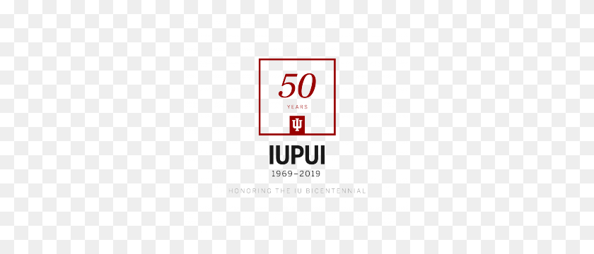 315x300 Iupui Anniversary Mark Web - Indiana Png