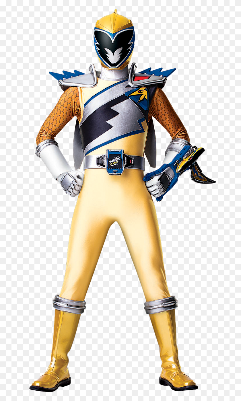 669x1338 Ivan, Gold Dino Charge Ranger - Power Rangers PNG