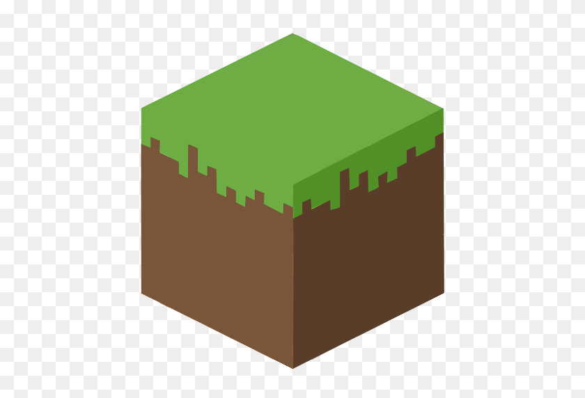 512x512 I've Been Making Flat Icons For My Desktop Here's The Minecraft - Minecraft Icon PNG
