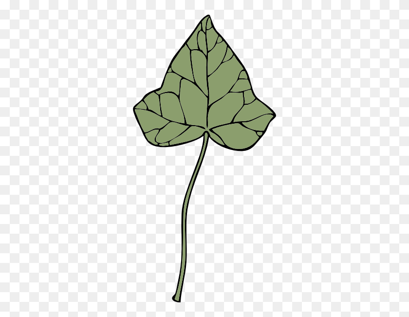 294x591 Ivy Leaf Clip Art - Cough Clipart