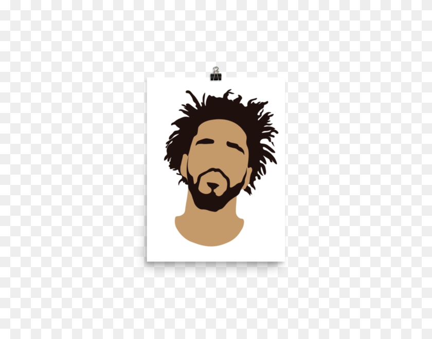 600x600 J Cole Poster On Storenvy - J Cole PNG