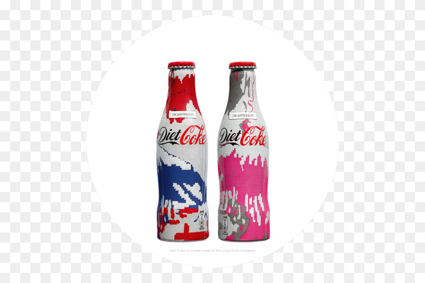 500x500 Набор Бутылок Jw Anderson Diet Coke, Великобритания - Diet Coke Png