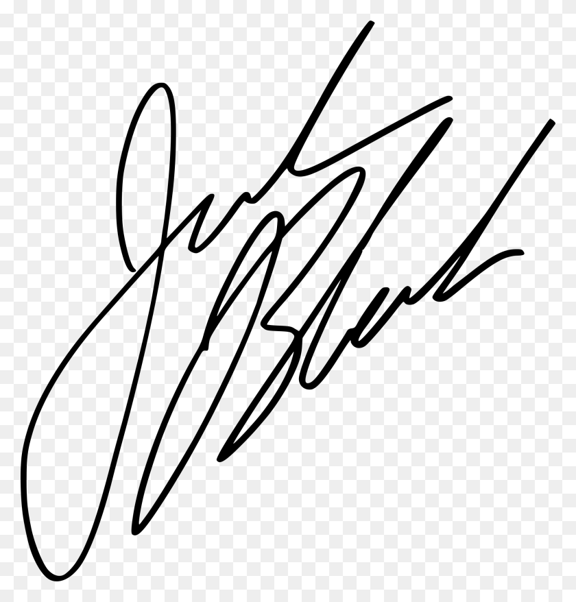 2000x2100 Jack Black Signature - Pump Jack Clip Art