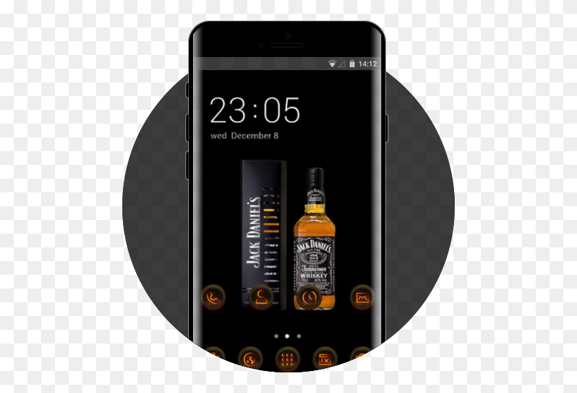 512x512 Jack Daniels Free Android Theme U Launcher - Jack Daniels PNG