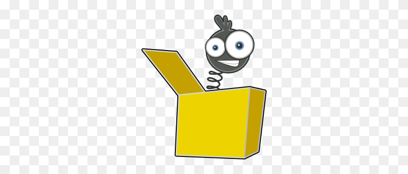 258x298 Jack In The Box Clip Art - Toybox Clipart