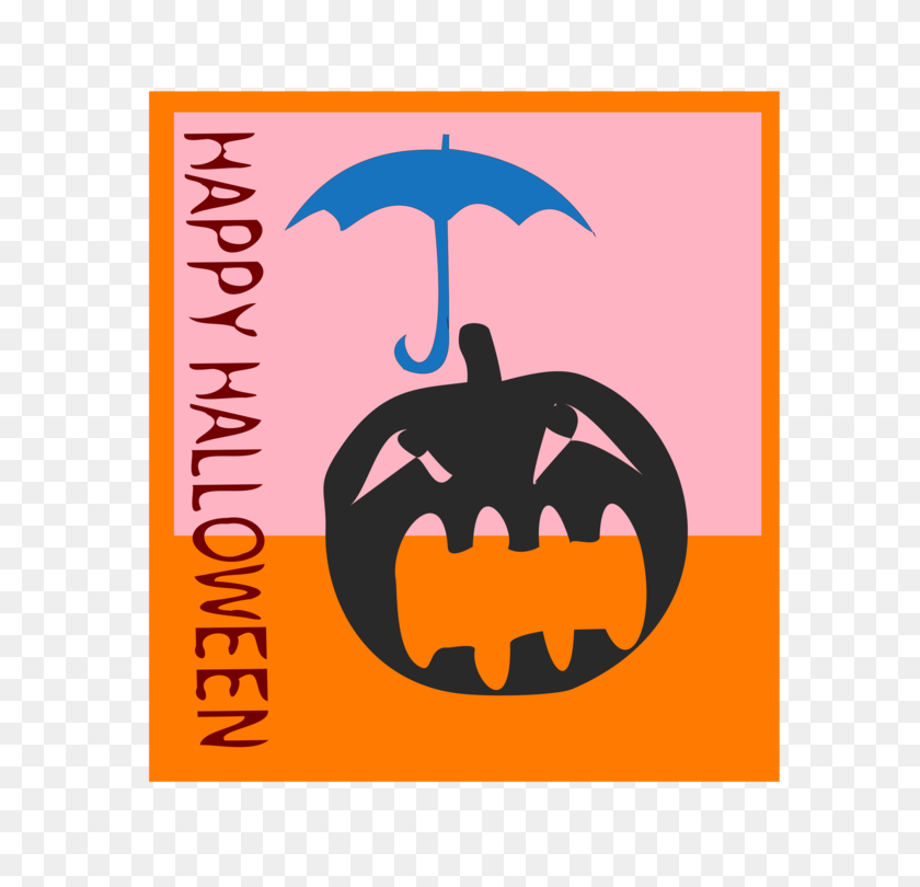 750x750 Jack O' Lantern Brand Cartoon Logo - Pink Pumpkin Clipart