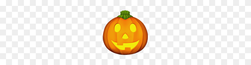 160x160 Jack O Lantern Emoji On Apple Ios - Pumpkin Emoji PNG