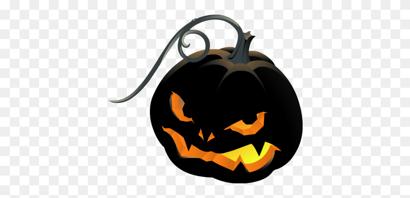 400x346 Jack O Lantern Images Clip Art - Trick Or Treat Clipart Free