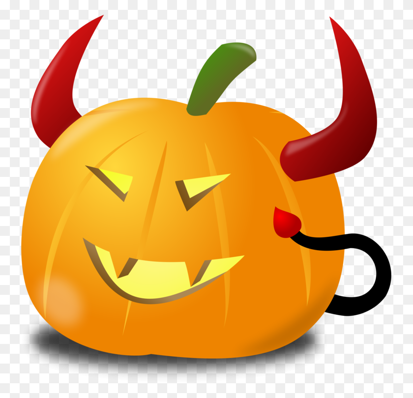 753x750 Jack O' Lantern Pumpkin Computer Icons Drawing Devil Free - Jack O Lantern Face Clipart
