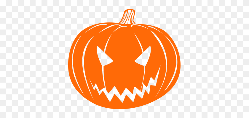 379x340 Jack Pumpkinhead Jack O 'Lantern Halloween - Cabeza De Calabaza Png