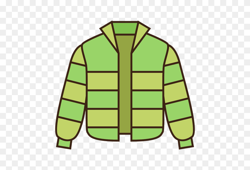 512x512 Куртка Зеленое Пальто - Пальто Png