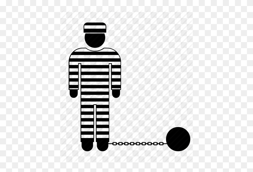 447x512 Jail, Man, Penitientary, People, Person, Prison, Prisoner Icon - Prisoner PNG