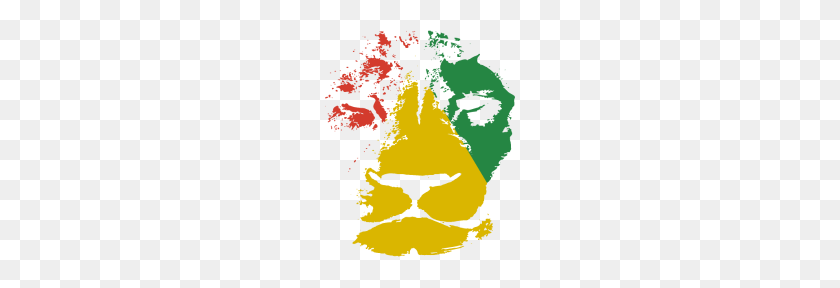 190x228 Jamaica Lion Mens Reggae Jamaican Bob Marley Music - Bob Marley PNG