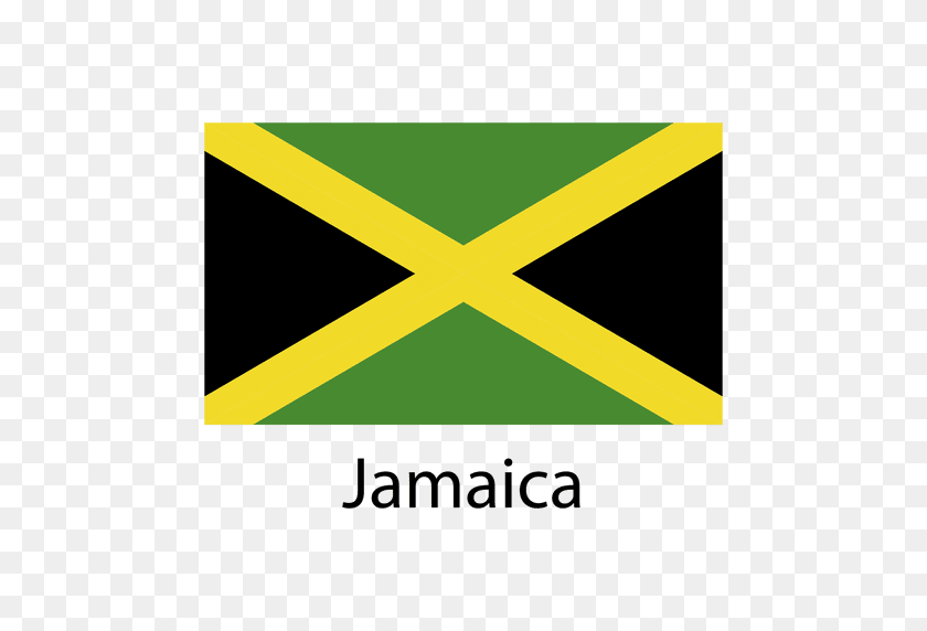 512x512 Bandera Nacional De Jamaica - Jamaica Png