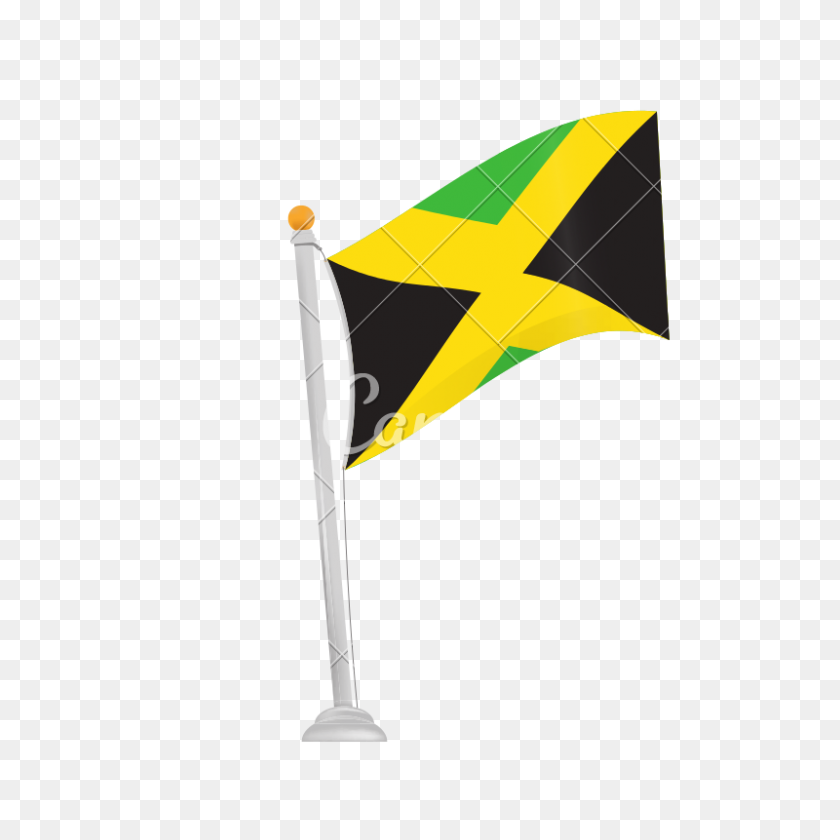 800x800 Bandera De Jamaica - Bandera De Jamaica Png