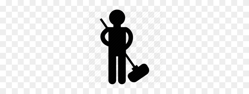 260x260 Janitor Clipart - Janitor Clipart