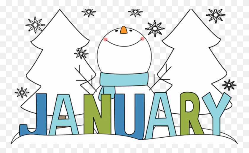 1024x600 January Clipart - Months Of The Year Clipart