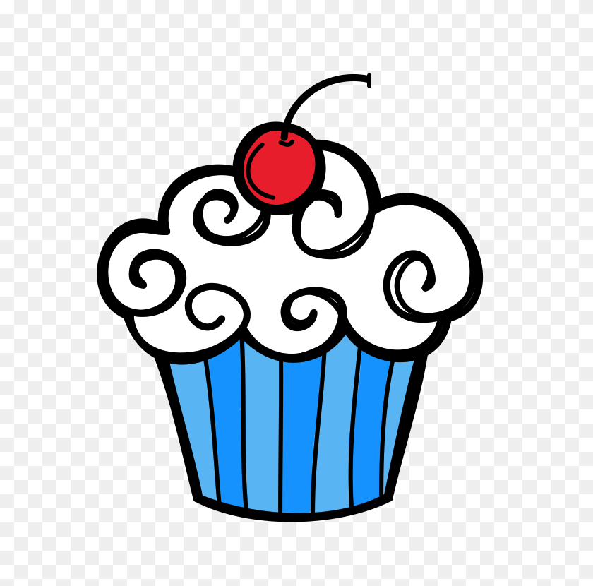 597x770 Enero Cupcake Clipart Cupcakes On Clipart Cupcake And Cup Cakes - Muffin Clipart Blanco Y Negro