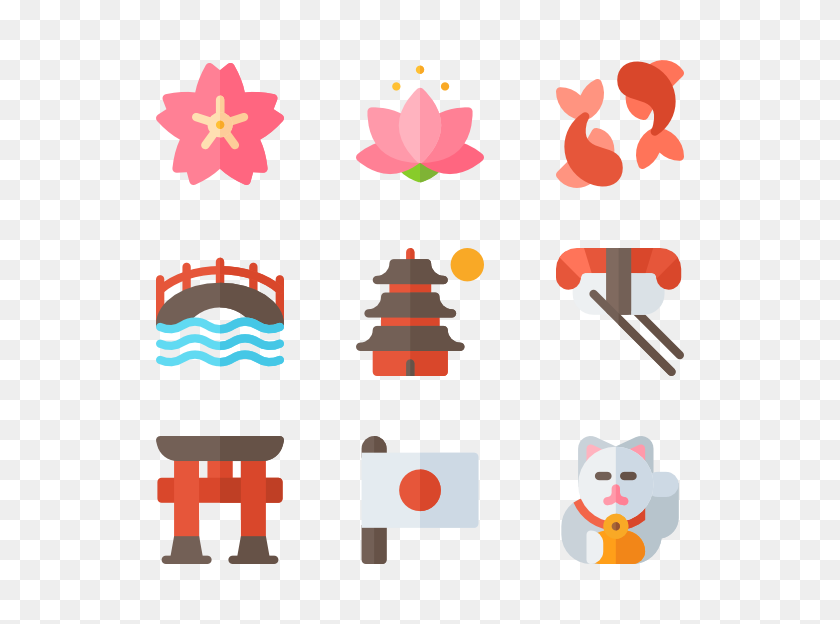 600x564 Paquetes De Iconos De Japón - Japón Png