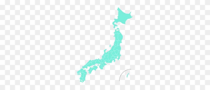 225x300 Japan Map Clip Art Free - Japan Map Clipart