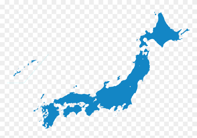 971x660 Png Карта Японии Клипарт