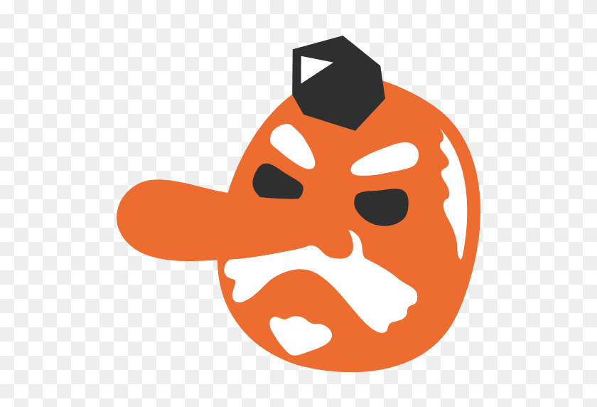 512x512 Japanese Goblin Emoji Transparent Png - Peace Emoji PNG