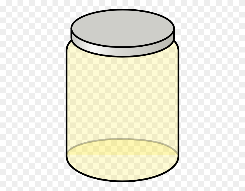 390x595 Jar Clipart Animated - Honey Pot Clipart