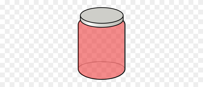 198x300 Jar Clipart Pink Jar - Rojo Solo Cup Clipart