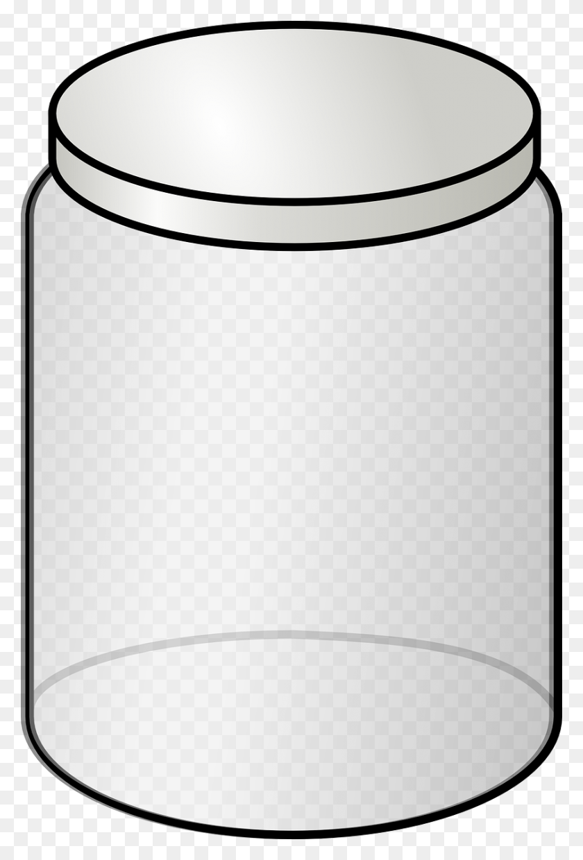 846x1280 Jar Clipart Plastic Container - Milk Jug Clipart