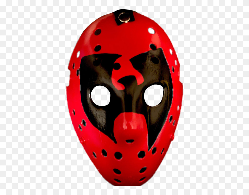 397x600 Jason Red Wutang Mask - Jason Mask PNG