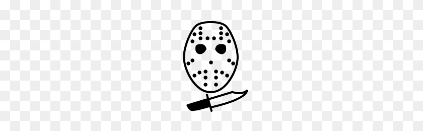 200x200 Jason Voorhees Icons Noun Project - Jason Voorhees Mask PNG