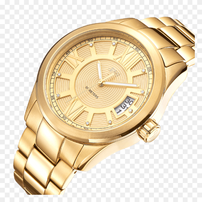 1000x1000 Jbw Men's '' Bond '' Часы Ctw Gold Diamond Watch Jbw - Золотые Часы Png